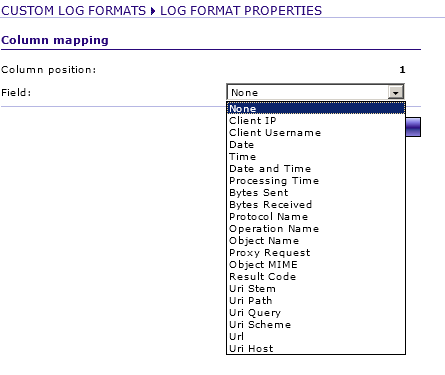 CLF log format properties field selection.png